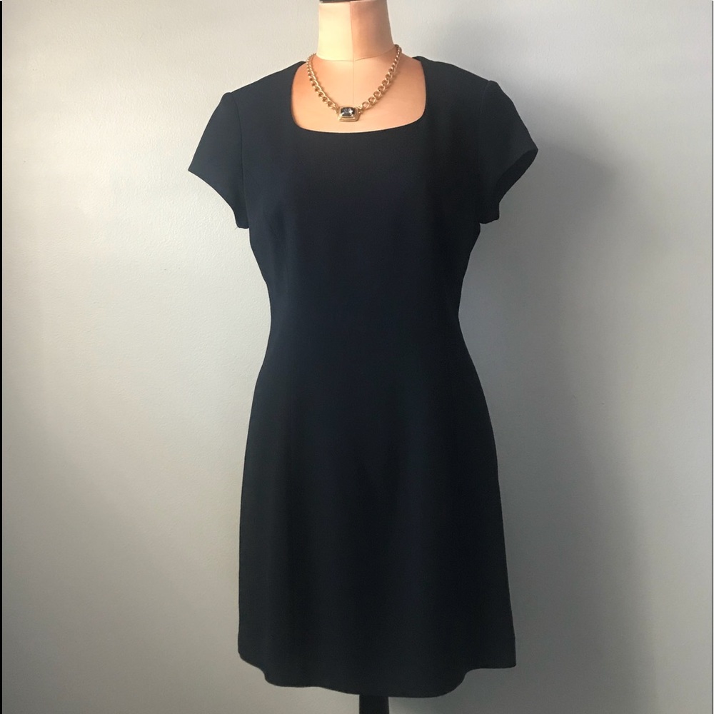 Ann Taylor Navy Sheath Dress